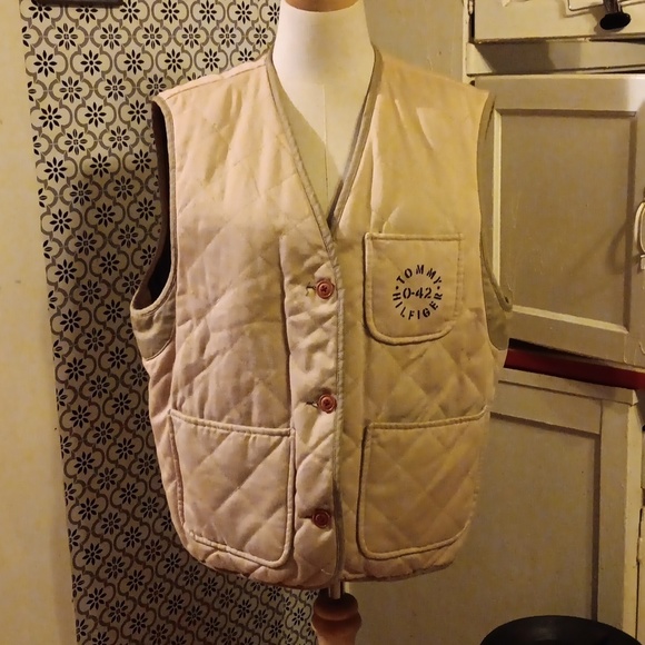 Vintage y2k 90s Tommy Hilfiger hunting vest - Picture 3 of 4
